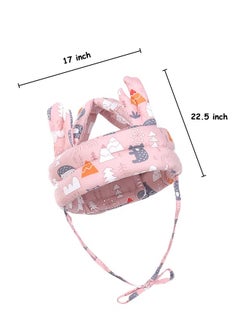Generic Baby Safety Helmet Baby toddler anti-fall hat Children's head protection hat Anti-fall head protection hat Thick Adjustable size Lightweight and breathable Suitable for all seasons  - Image 2