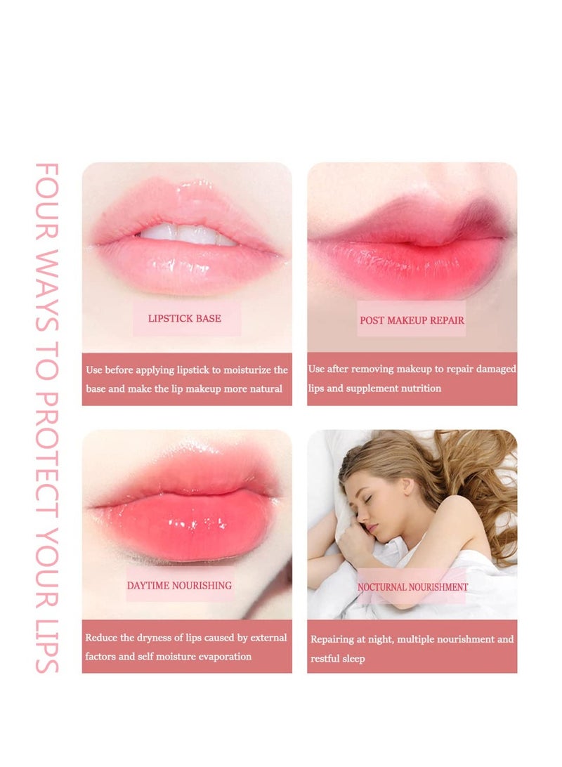 Excefore Fruit Lip Balm Set, Moisturizing Lip Care Lip Balm, Natural Organic Long Lasting Nutritious Lip Balm Lipsticks Moisturizer, Fruit Flavored Lip Balm, Citrus, Peach, Strawberry, Cantaloupe - Image 4