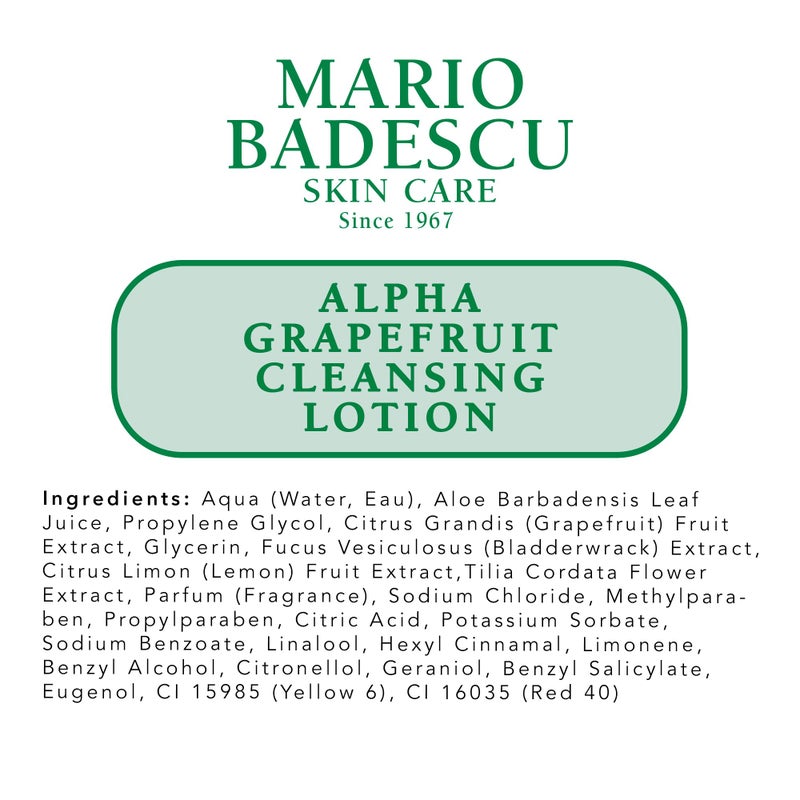 Mario Badescu Alpha Grapefruit Cleansing Lotion, 16 Fl Oz - Image 2