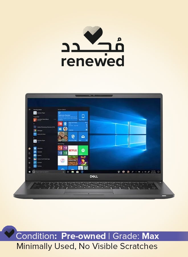 Renewed - Latitude 7400 Laptop With 14-Inch Display,Intel Core i5 Processor/8th Gen/16GB RAM/256GB SSD/Windows 10 Pro English Black
