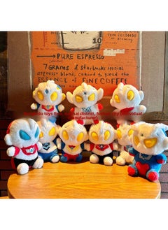 Generic Japanese Style Cute Ultraman Zeta Doll Ultraman Salted Egg Superman Plush Toy Game City Claw Machine-Specifications:8inch Ultraman 9 Styles [20cm]-Color:18 Pieces Per Pack [please Take Photos In Multiples Of 18]  - Image 1
