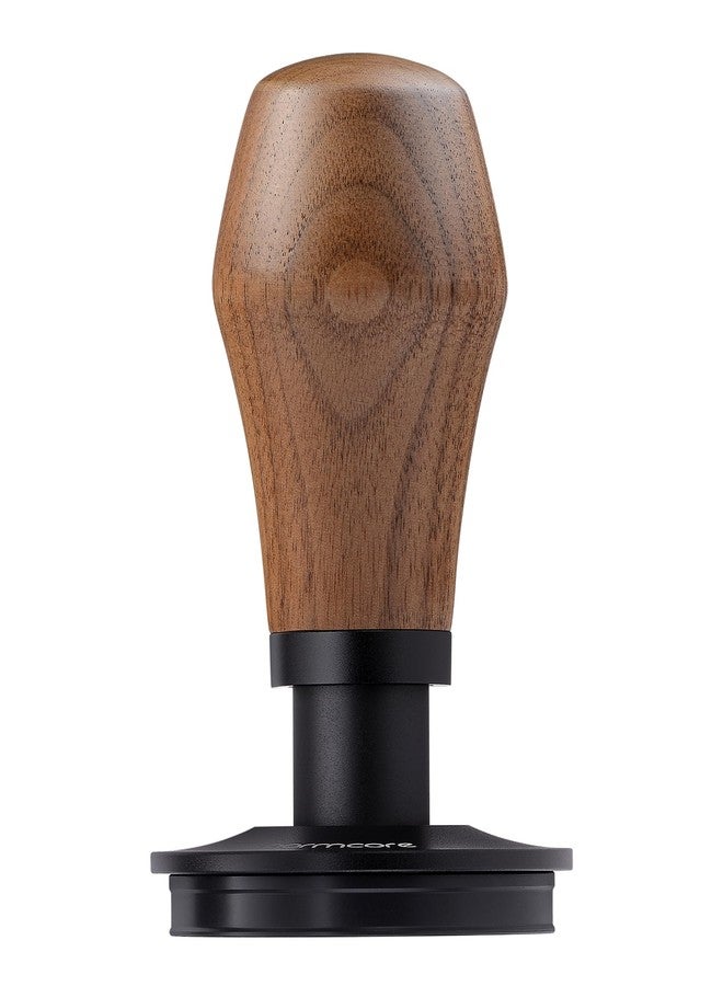 Normcore 51mm Espresso Coffee Tamper V4, Spring-Loaded Tamper with 15lb / 25lb / 30lb Replacement Springs with Titanium PVD Coated Flat Base, American Walnut Handle - Image 2
