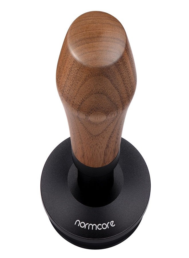 Normcore 51mm Espresso Coffee Tamper V4, Spring-Loaded Tamper with 15lb / 25lb / 30lb Replacement Springs with Titanium PVD Coated Flat Base, American Walnut Handle - Image 5