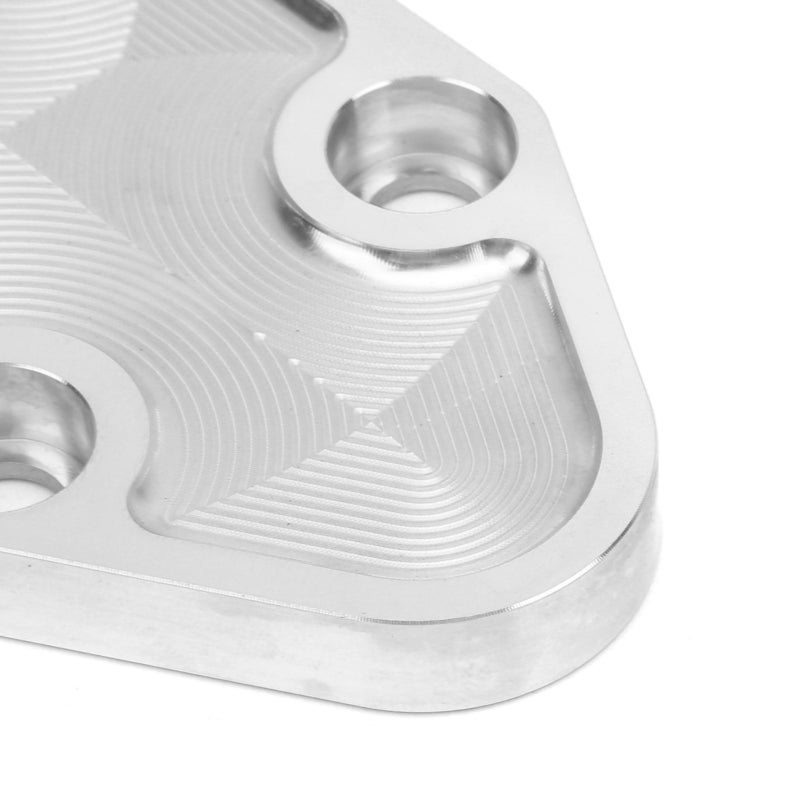 Fuel Pump Mounting Plate Kit: CNC Aluminum Plate With Gasket - High Hardness Rustproof Polished Electric Pump Conversion Kit for Chevy Small Block 283 327 350 400 Engine Maintenance - Image 5