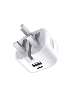 MiOne USB C Charger Block, 2-Ports [USB-C + USB] Charging Station, QC PD3.0 GaN Fast Charging Block, Type C Power Adapter for iPad Pro/iPhone/Samsung Note/Galaxy (Not with Cable)  - Image 2