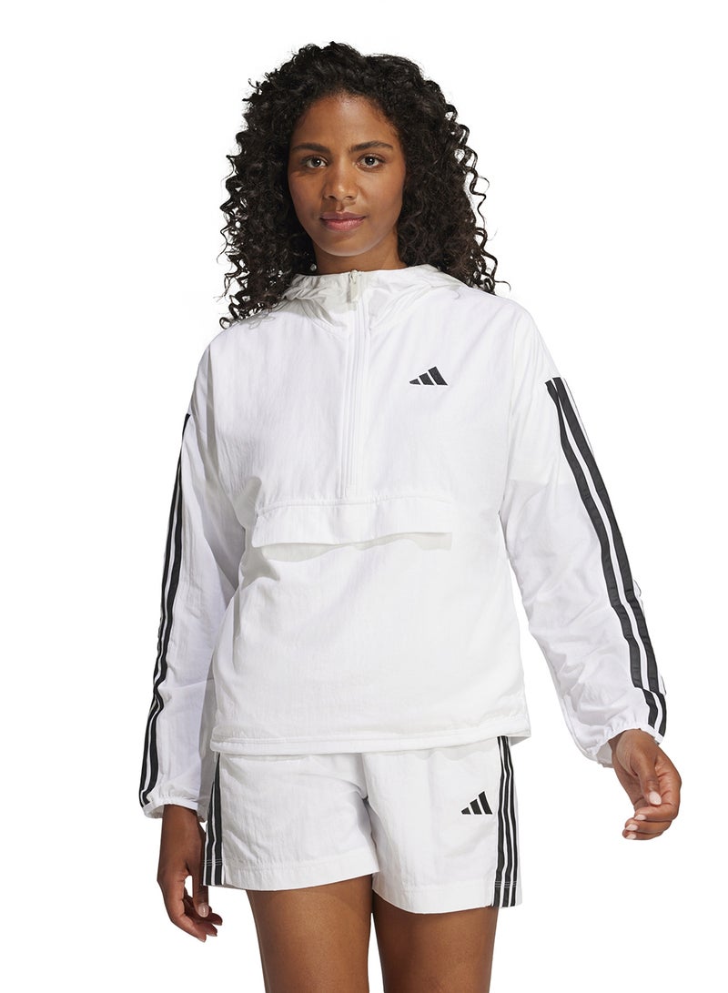 Adidas Essential 3 Stripe Lifestyle Woven Windbreaker  - Image 1