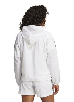 Adidas Essential 3 Stripe Lifestyle Woven Windbreaker  - Image 2
