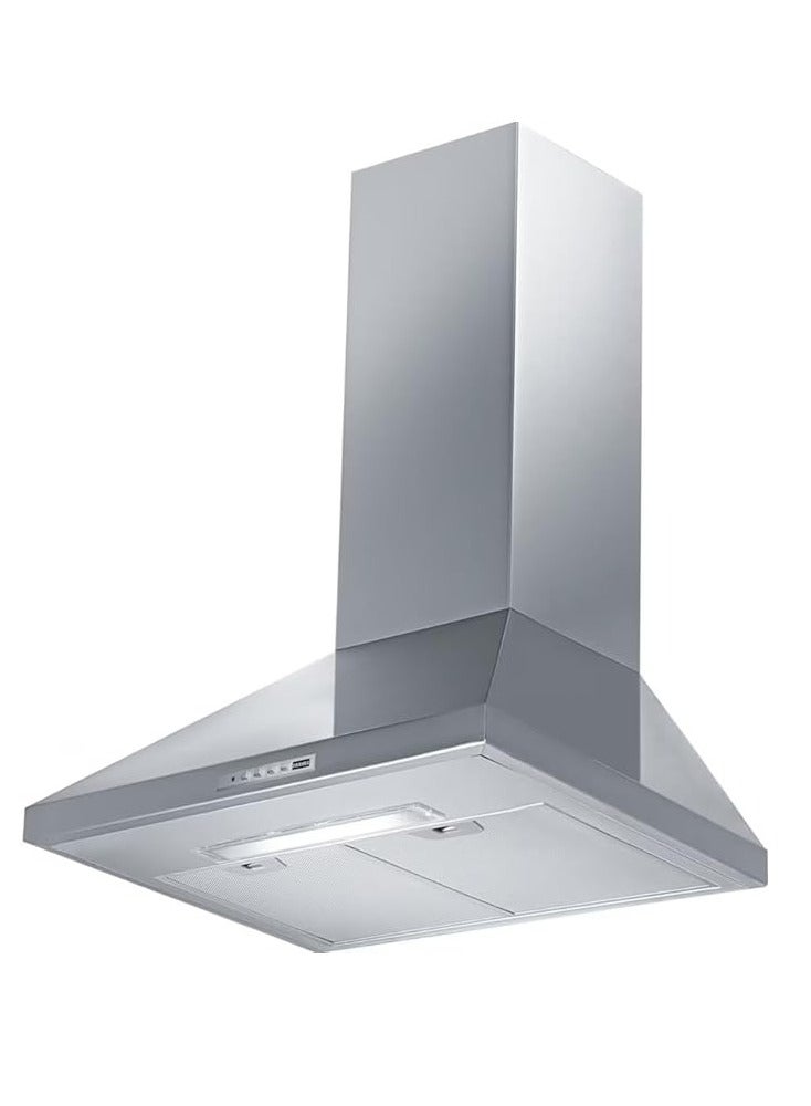 فرانك شفاط بمدخنة 60 سم مثبت على الحائط فلتر ألومنيوم لون ستانلس ستيل FJO 624 XS - Image 1