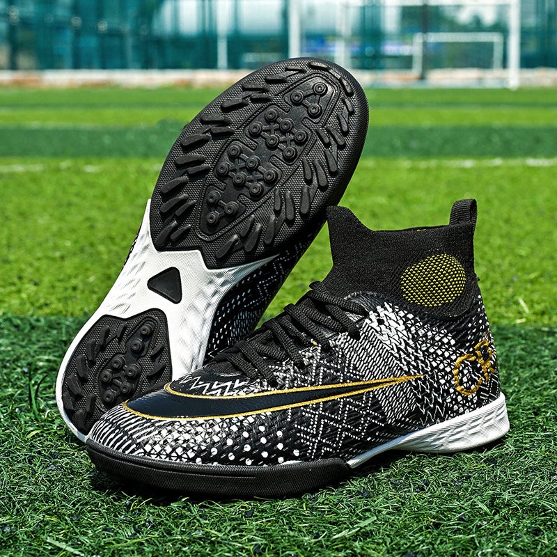Boys' New Children'S Youth Spiked Soccer Shoes Student Soccer Shoes Competition Training Shoes - Image 1