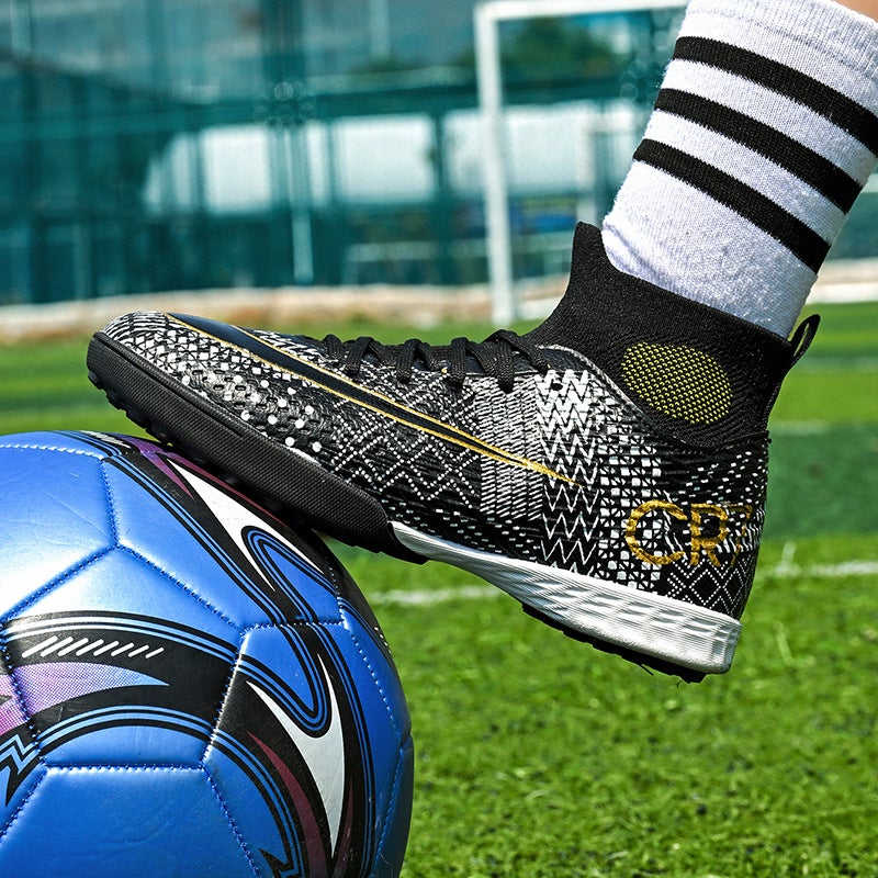 Boys' New Children'S Youth Spiked Soccer Shoes Student Soccer Shoes Competition Training Shoes - Image 4