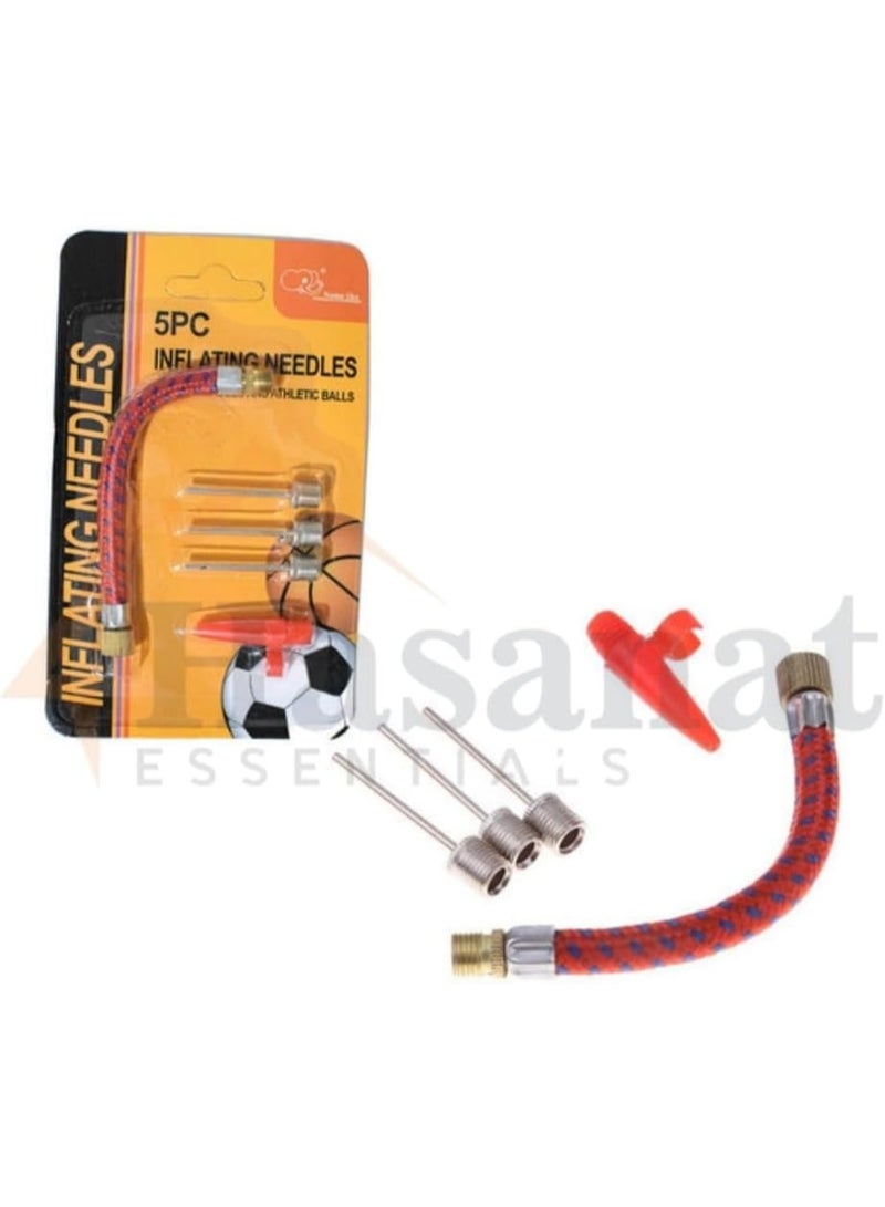 Hasanat Essentials Ball Air Pump Needle Pin & Nozzle Set – Universal Inflator Adapters for Basketball, Football, Volleyball, Soccer, Rugby & Inflatables | Sports Pump Maintenance Kit - Image 2