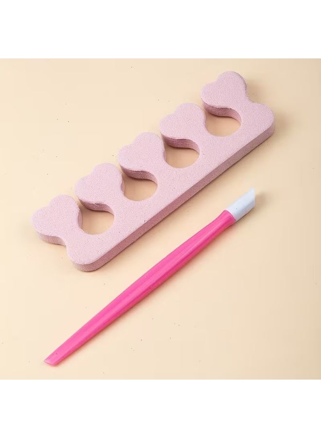 Rozino 9 Pcs Professional Nail Buffer Starter Manicure Tool Kit with Files & Blocks - Image 3