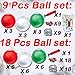 YHFUISK 9 PCS Outdoor Christmas Decorations11 Inch Large Inflatable Christmas BallsChristmas Ornaments Decor for Front Door Yard for New Year Festive - Image 2