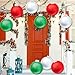 YHFUISK 9 PCS Outdoor Christmas Decorations11 Inch Large Inflatable Christmas BallsChristmas Ornaments Decor for Front Door Yard for New Year Festive - Image 4