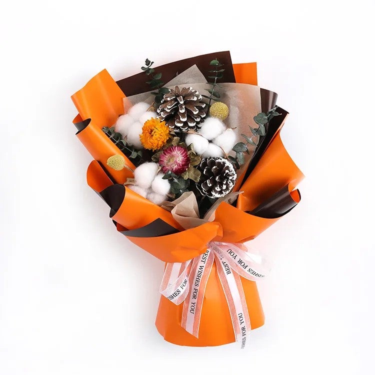 Bluejw INS Christmas Dried Flower Bouquet - Natural Preserved Flowers Valentines Mothers Day Thanksgiving Gift, Dried Plants Decor - Image 4
