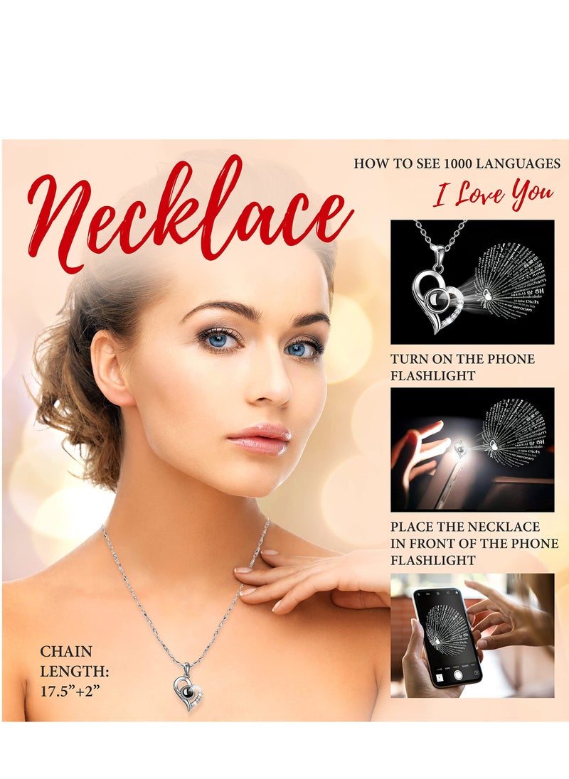 Generic Daytoyz Eternal Preserved Real Rose with Necklace in Gift Box - Infinity Fresh Beauty Rose for Women, Wife, Girlfriend, Mom - Romantic Valentine's Day, Anniversary, Birthday Gift  - Image 3