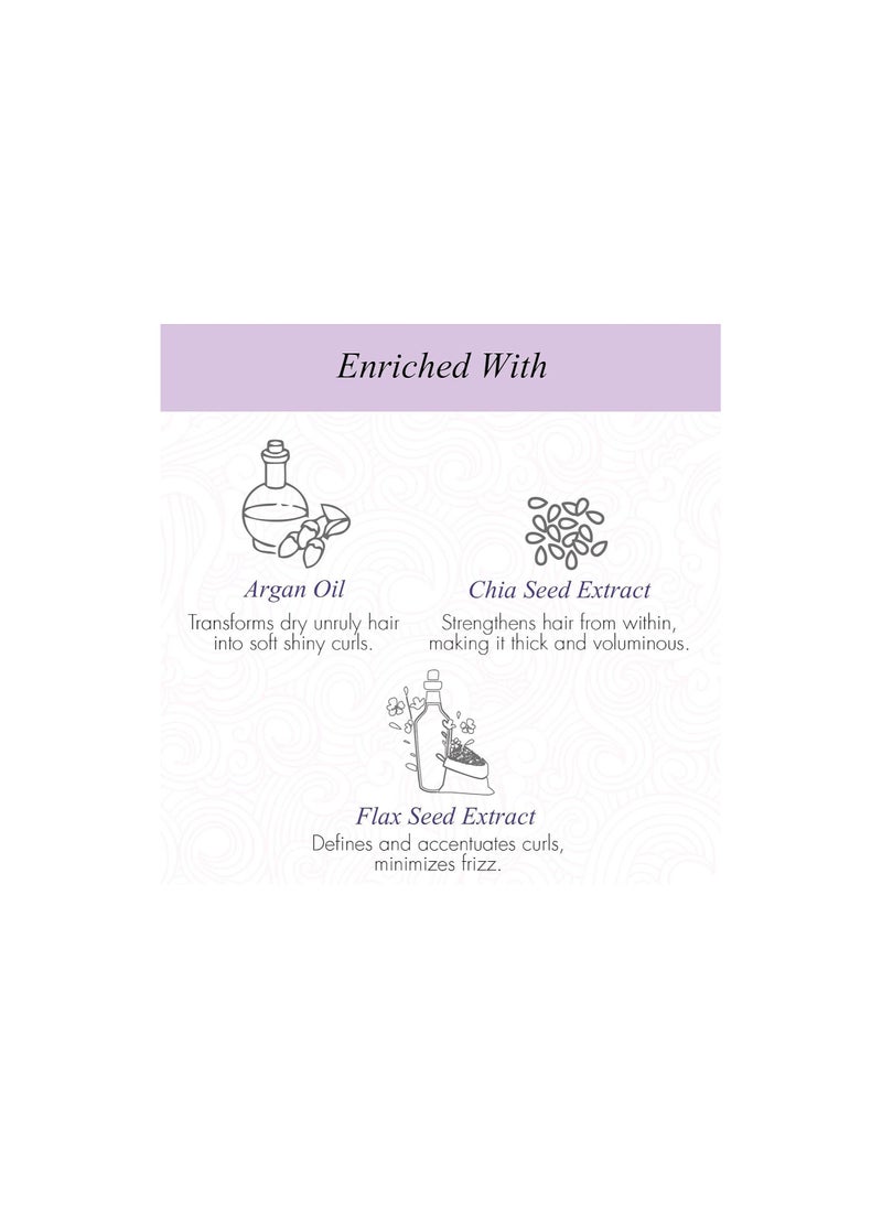 Curl Up Hair Wash Combo with Curly Hair Shampoo And Conditioner - For Dry Frizzy, Wavy & Curly Hair - Sulphate Paraben And Silicone Free (Combo of 2)-400ml  - Image 3