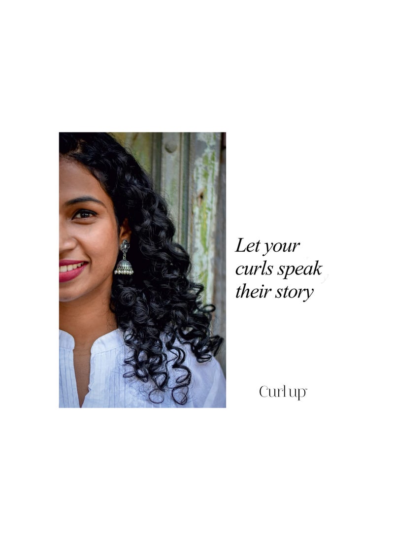 Curl Up Hair Wash Combo with Curly Hair Shampoo And Conditioner - For Dry Frizzy, Wavy & Curly Hair - Sulphate Paraben And Silicone Free (Combo of 2)-400ml  - Image 4