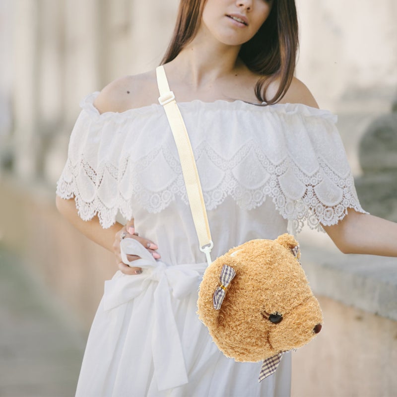Bear Purse Body Bag Fashion Women Pouch Outdoor Phone Bag Storage Pouch - Image 3