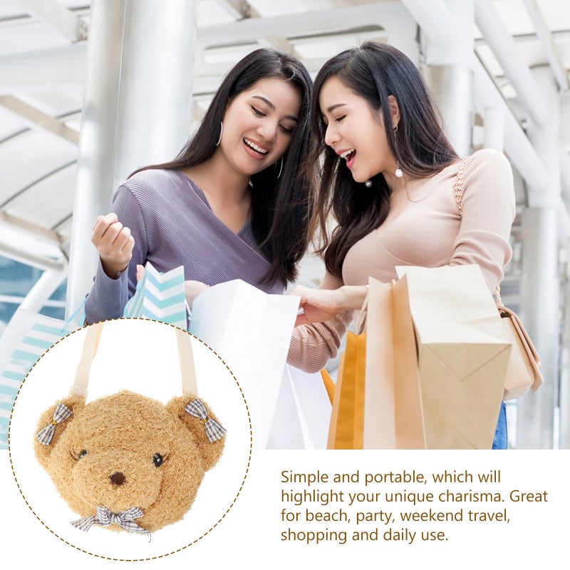 Bear Purse Body Bag Fashion Women Pouch Outdoor Phone Bag Storage Pouch - Image 4