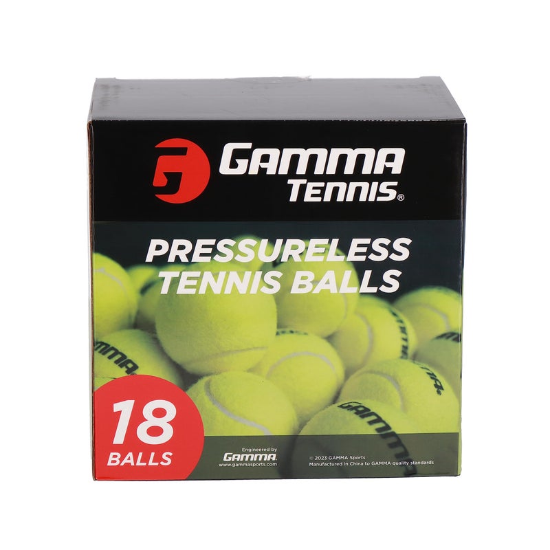 Gamma Box-O-Balls 18 - Box Of 18 Pressureless Tennis Balls - - Image 1