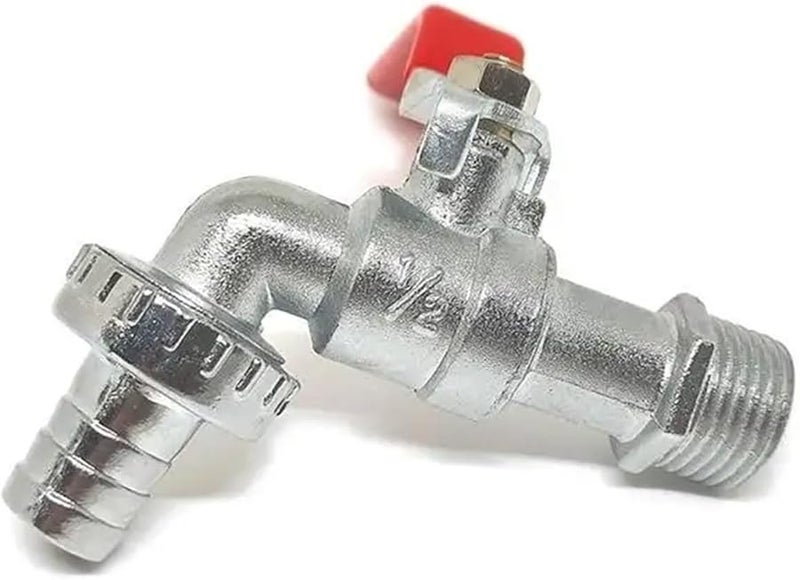 صنبور الحديقة النحاسي لخزانات IBC، صنبور مياه بمخرج واحد، صمام مقاوم للتجمد للاستخدام الخارجي - Image 1