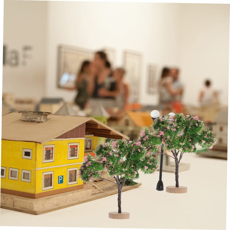 Miniature Scenery Trees 3Pcs Artificial Green Landscape Model For DIY Diorama Garden Decoration - Image 3