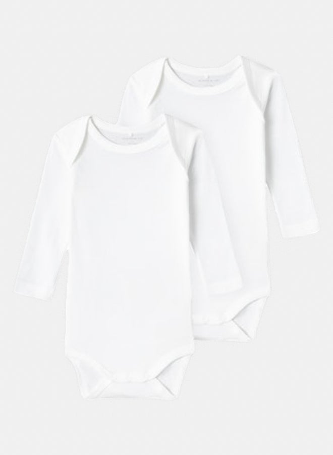 NAME IT name it Baby Unisex Bodysuit 2 Pack Longsleeve  - Image 1