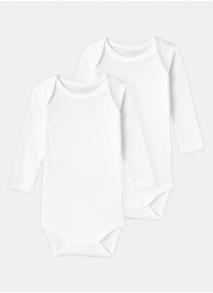 NAME IT name it Baby Unisex Bodysuit 2 Pack Longsleeve  - Image 2