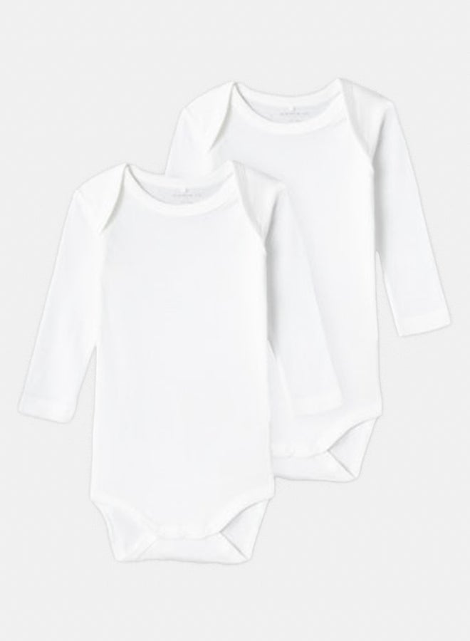 NAME IT name it Baby Unisex Bodysuit 2 Pack Longsleeve  - Image 2