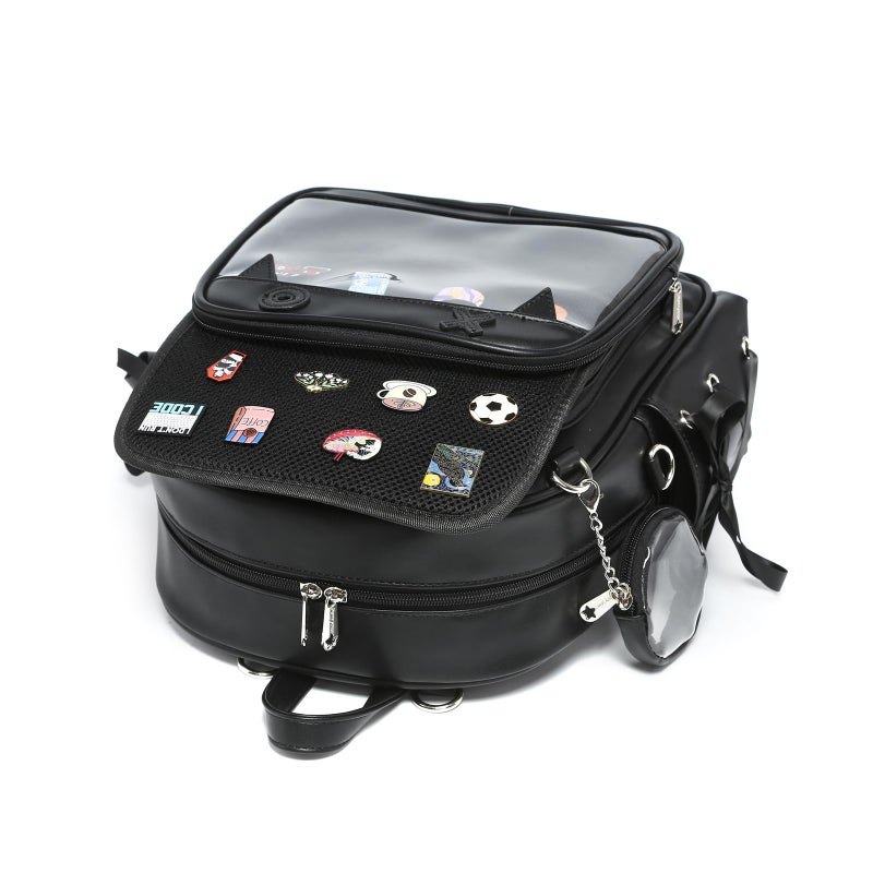 CHERRY SAUCE Halloween Purse Terror Sling Ita Bag Crossbody Bags PU Leather Backpack Shoulder Bag - Image 3