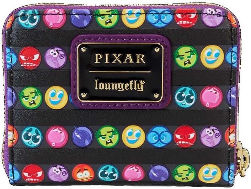 Loungefly Loungefly Pixar Inside Out 2 Core Memories Zip Around Wallet Black - Image 2