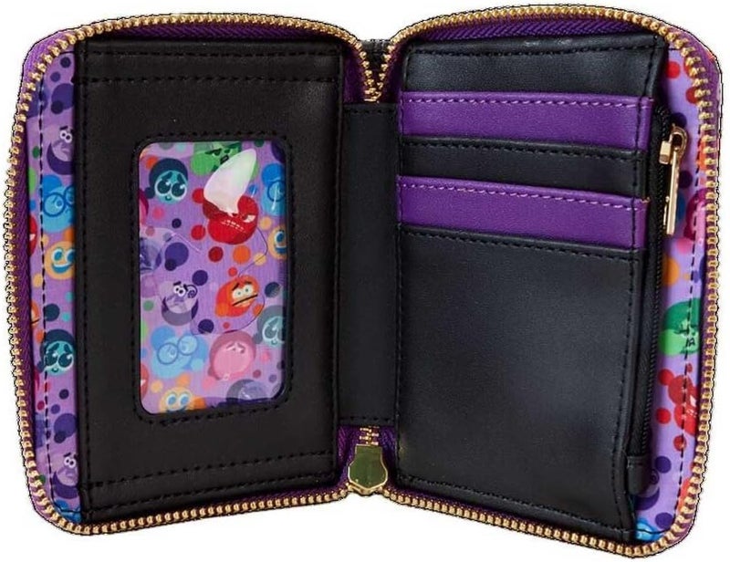Loungefly Loungefly Pixar Inside Out 2 Core Memories Zip Around Wallet Black - Image 4
