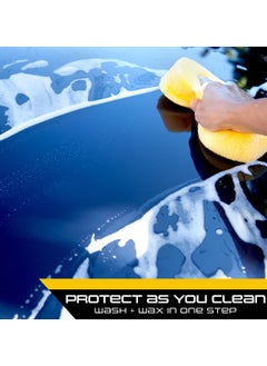 تيرتل 1 لتر من شمع السلحفاة Carnauba Zip Wax - غسيل السيارة - شمع للحصول على لمعان عميق ولمسة نهائية خالية من الخطوط  - Image 5