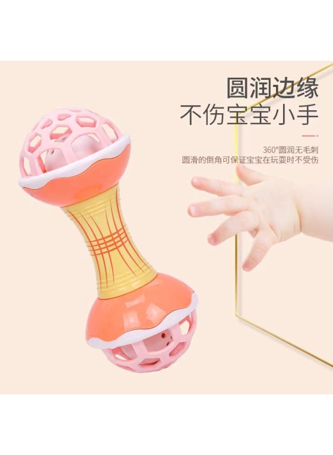 Newborn Baby Children Rattling Ball Barbell Stick Toy Puzzle Early Education Grasp Training Tooth Glue Can Bite 0-1 Children - Image 3