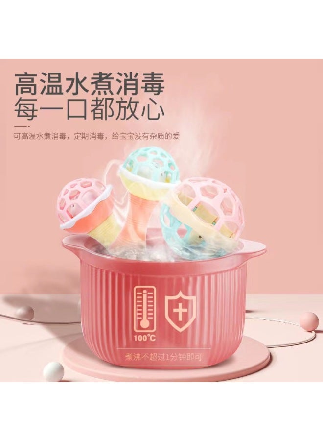 Newborn Baby Children Rattling Ball Barbell Stick Toy Puzzle Early Education Grasp Training Tooth Glue Can Bite 0-1 Children - Image 2