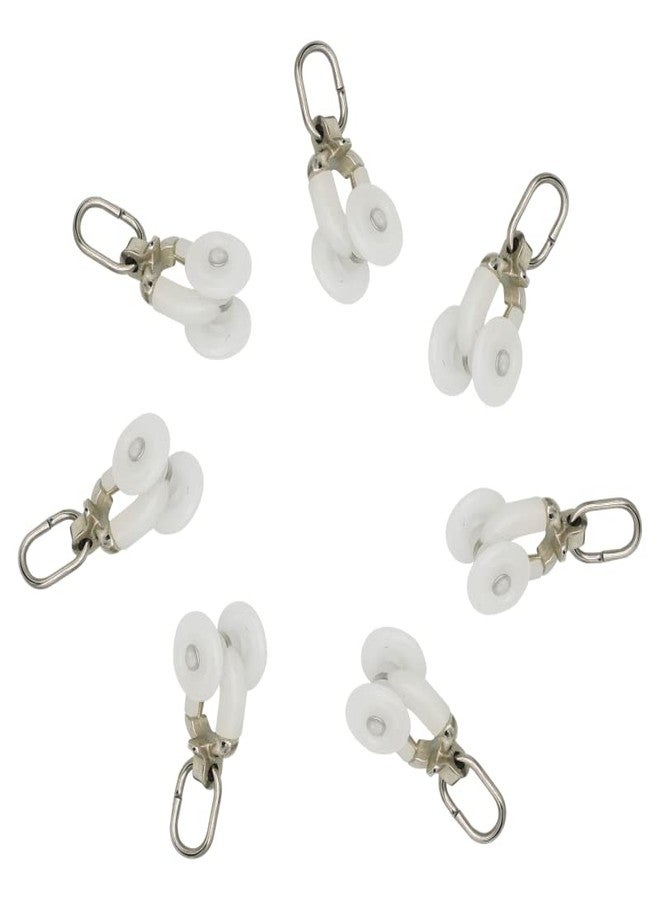 Bikykose Track Rollers（20pcs）,Window Shower Curtain Tracks Accessories-Special Accessories for Ceiling Curtain Track - Image 3