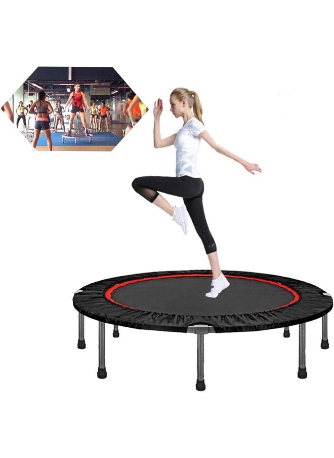 Cool Baby - COOLBABY Adult Trampoline Mini Fitness Home Exercise Indoor Trampoline Adult Gym Motion Foldable Trampoline Exercise to Lose Weight Jump Bed 40 inc no handle - Image 1