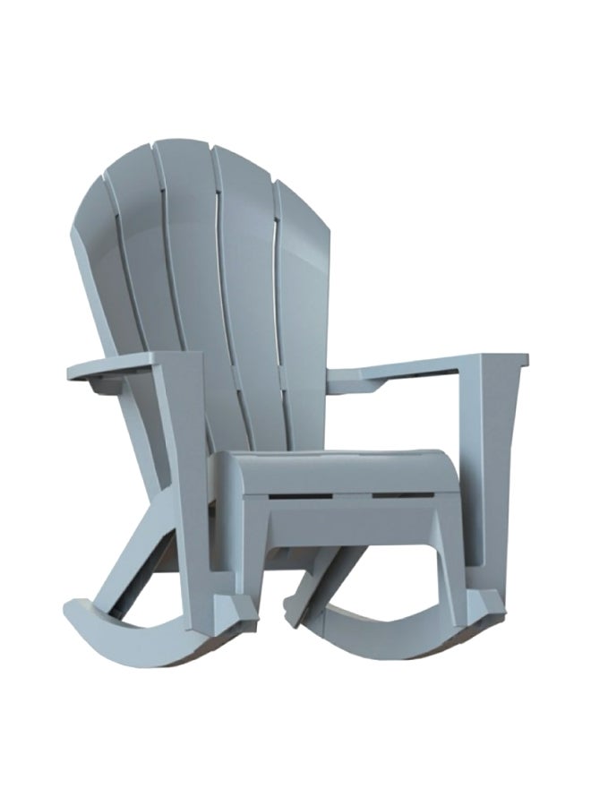 ADAMS Big Easy Westport Stacking Durable Adirondack Rocker Chair Grey 41.5 x 32 x 38.8 Inch 8071512 - Image 1
