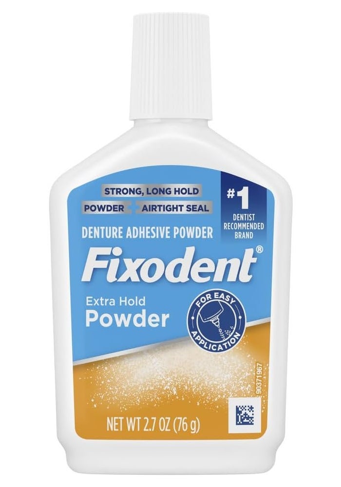 Fixodent Extra Hold Denture Adhesive Powder, 2.7 Ounce (Pack of 4) - Image 5