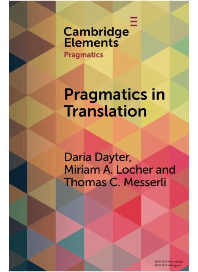 Pragmatics in Translation: Mediality, Participation and Relational Work  - Image 1
