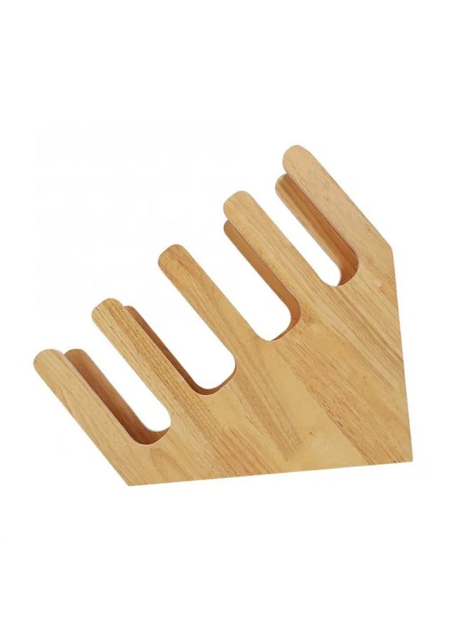 LATEA Wooden Cup Holder Storage Rack - Image 2