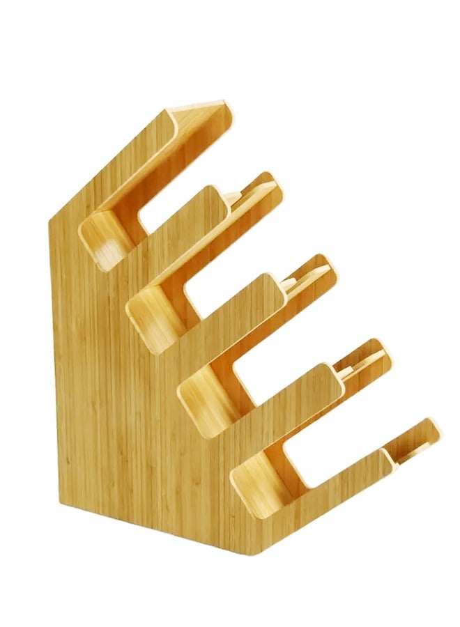 LATEA Wooden Cup Holder Storage Rack - Image 1