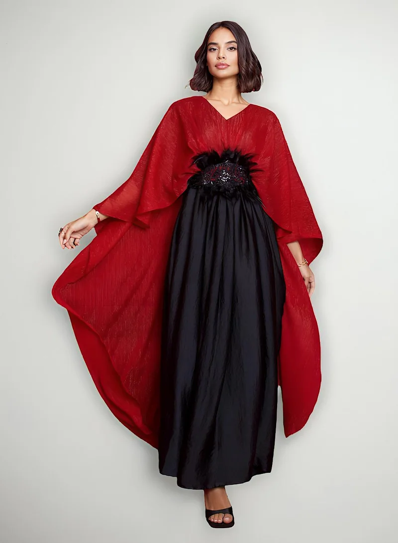 إكستاسي قفطان متعدد الطبقات