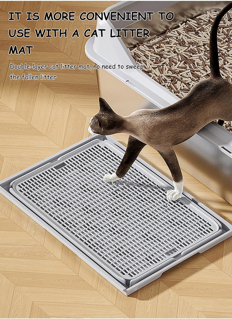Kidle Stainless Steel Cat Litter Box Metal Cat Litter Box Extra Large Metal Litter Pan with Smooth Corners for Cat  - Image 4