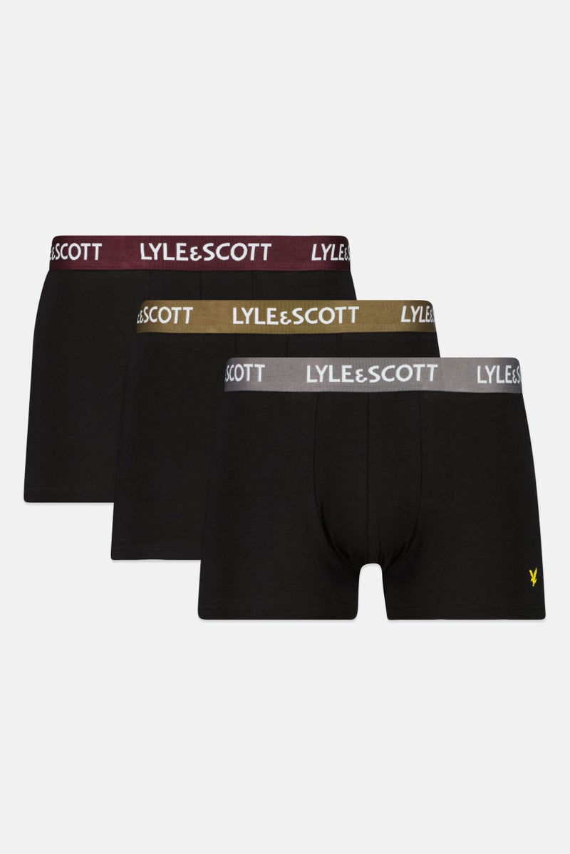 Lyle & Scott Men 3 Pcs Brand Logo Trunk, Multicolor  - Image 1