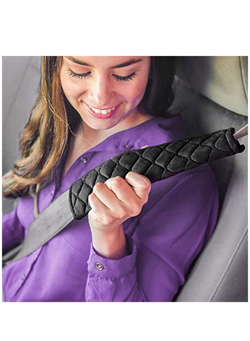 KASTWAVE Car Seat Belt Comfort Harness Pad 2 Pack, Car SeatBelt Pads Cover Safety Belt Strap Shoulder Pad for Adults and Children - Image 3