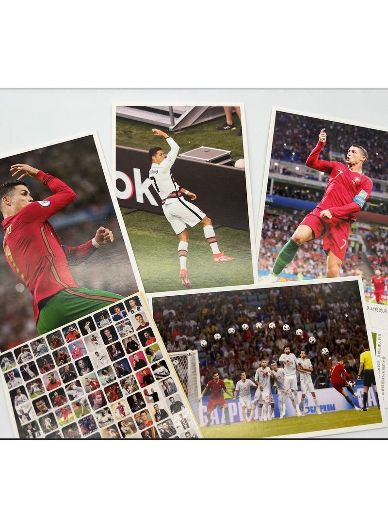 Generic Cristiano Ronaldo Lomo Cards Set And Stickers Set For Fans  - Image 2