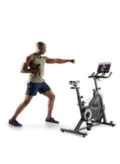 Pro-Form Proform Sport CX Large LCD Display Indoor Exercise Bike with Built-In Tablet Holder and Dumbbells Black and Grey 115kg PFEX40122-INT  - Image 4