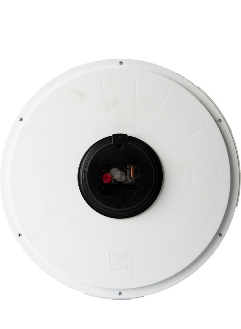 سونيرا ساعة حائط سونيرا -0141-اناوج -كوارتز -  دائري فضي مموج اللون - Image 2